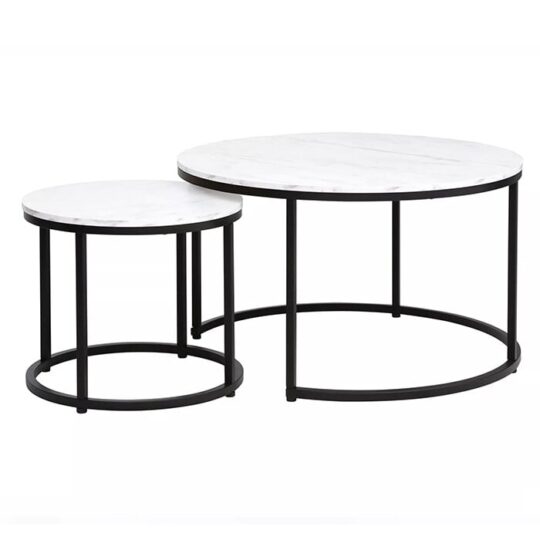 Klubska mizica - oud bel marmor