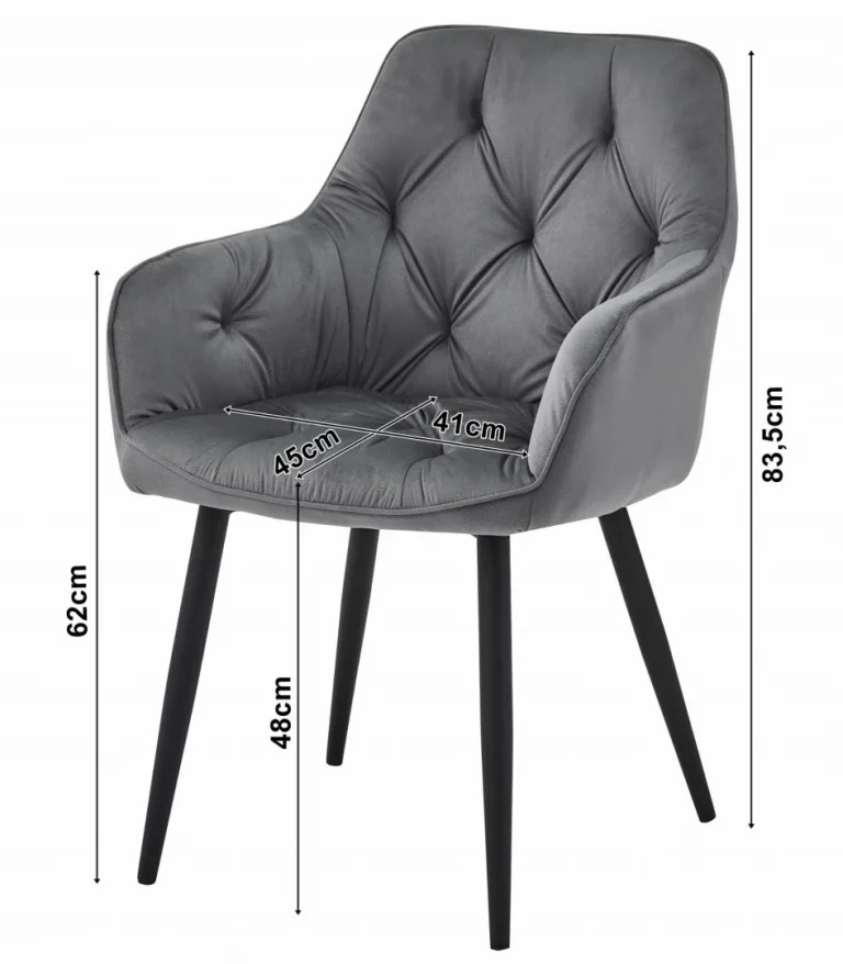 Stolica Largo Dark Velvet 2