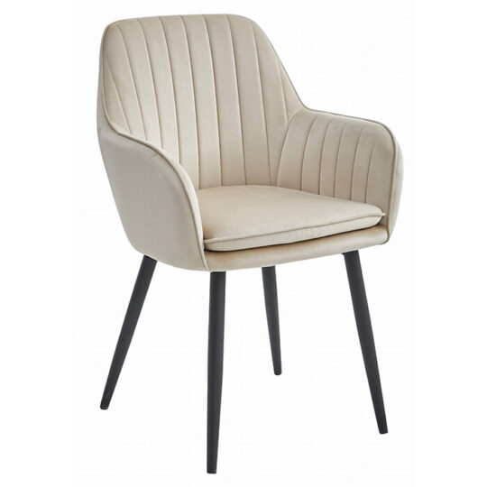 Lugo stol - žametno bež