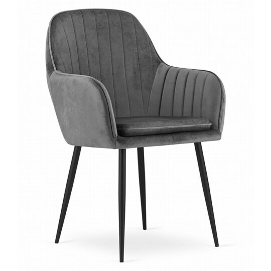 Lugo stol - žametni grafit