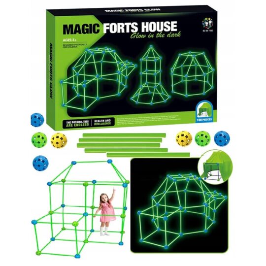 Svetleča čarobna trdnjava - FunFort neon