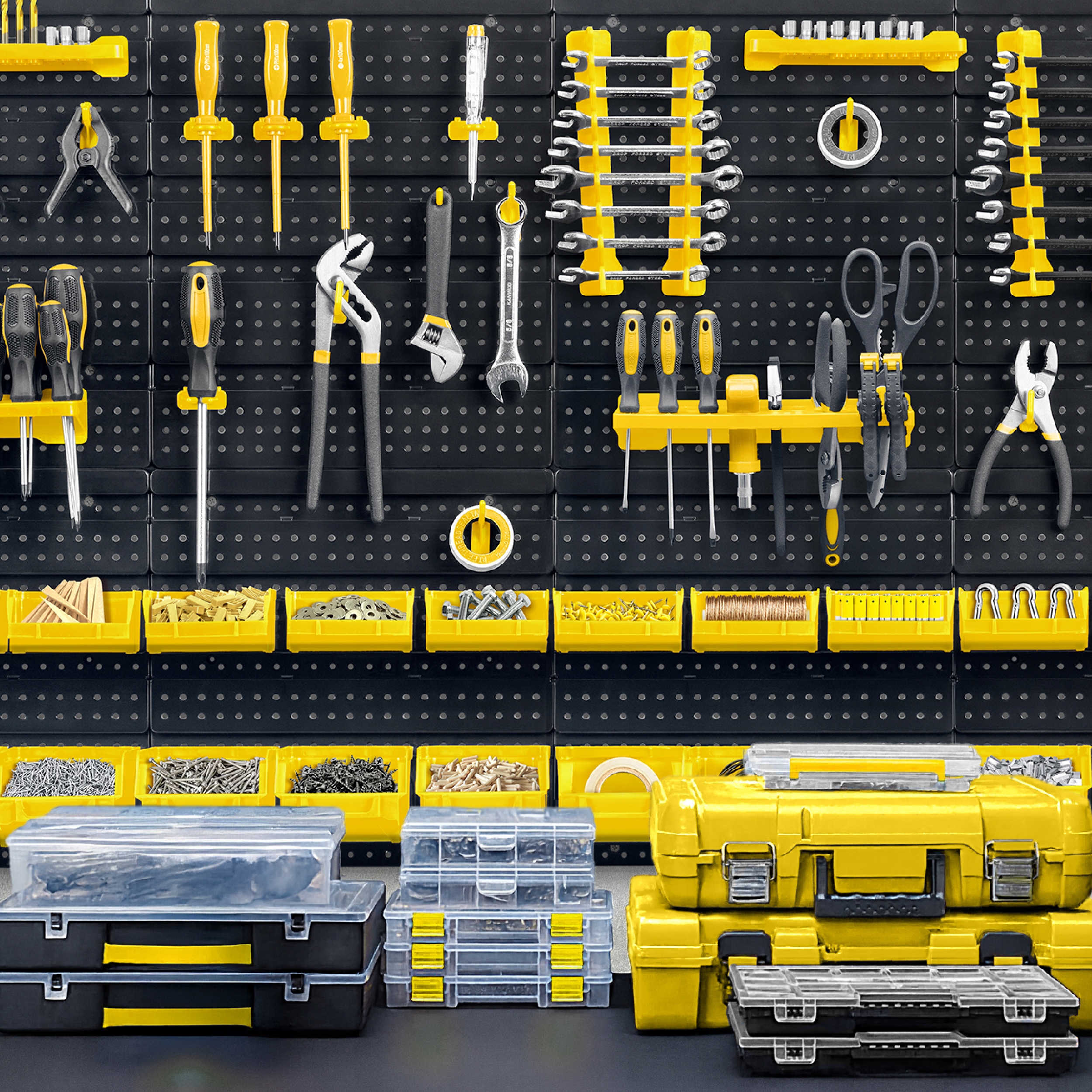 DELAVNIŠKA ORODNA PLOŠČA 128x76cm HUMBERG 54 elementov POLN komplet Teža izdelka z individualno embalažo 7 kg