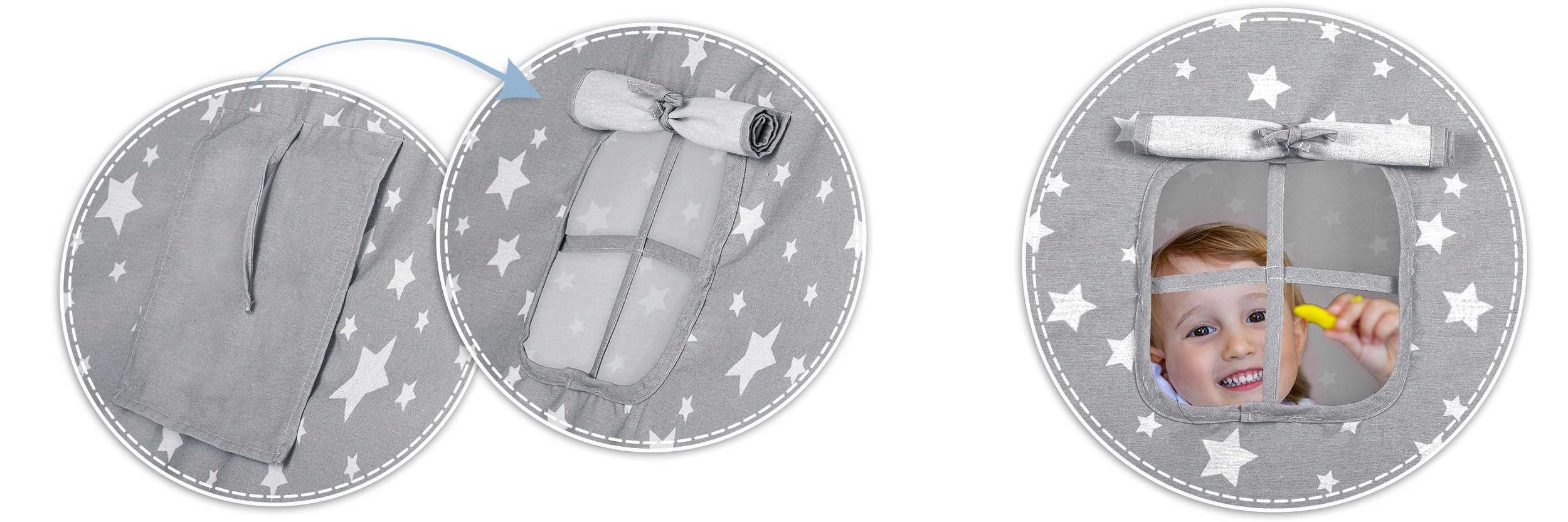 TIPI šotor wigwam za otroke TEEPEE blazine luči prevleka Nukido EAN (GTIN) 5903890609603