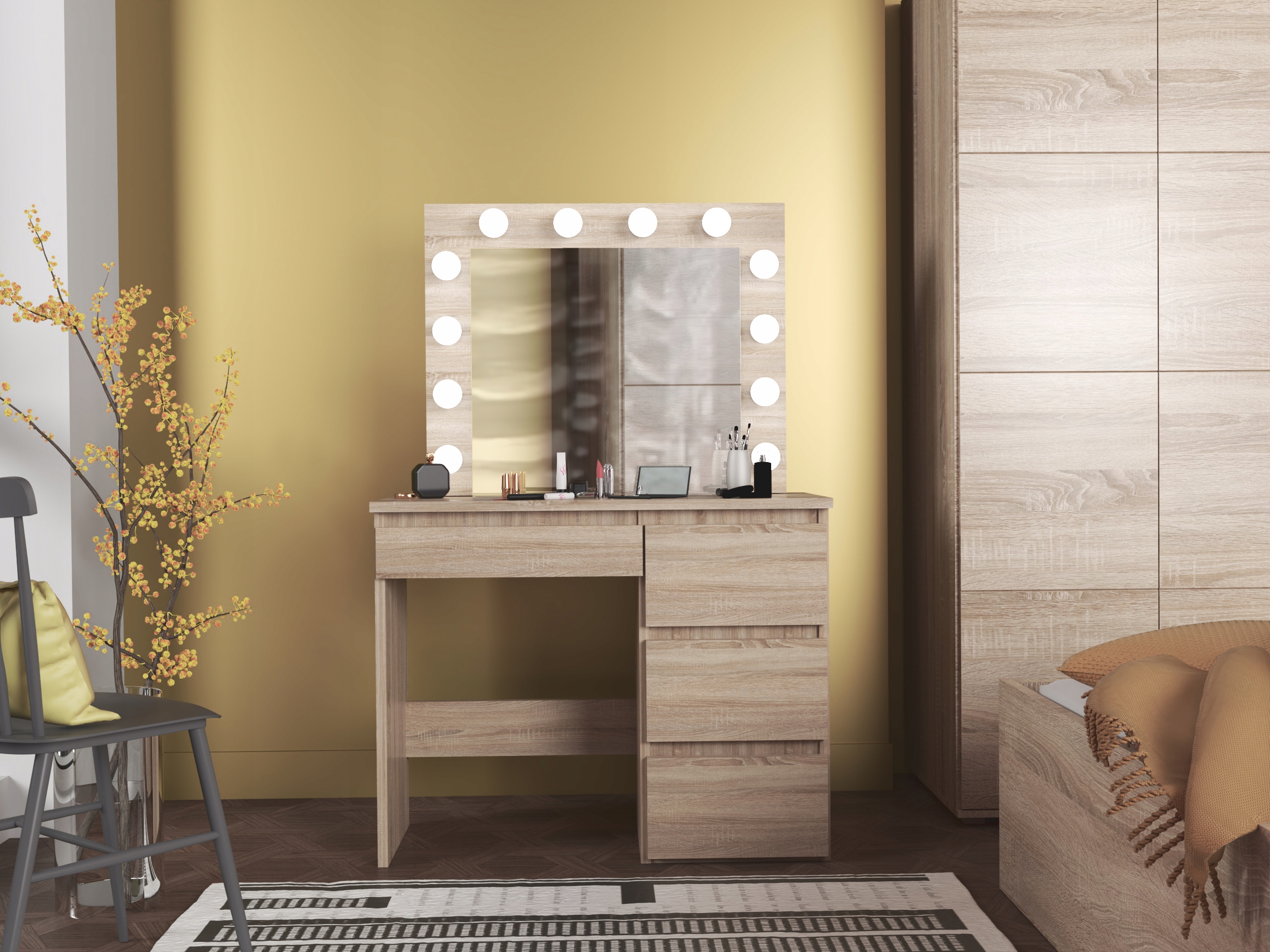 LIČILNO OGLEDALO WC BETA 12 LED SONOMA EAN (GTIN) 5903855710740