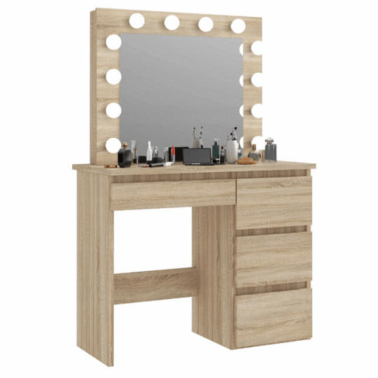 Toaletna mizica - Hollywood Vanity Natur