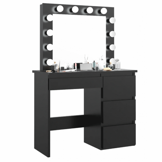 Toaletna mizica – Hollywood Vanity Black