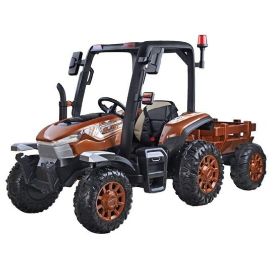 Traktor na baterije 4x4 - Super Duty Brown