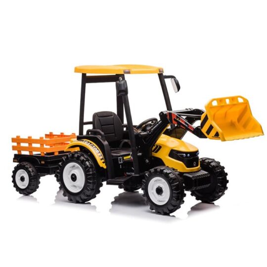 Akumulatorski traktor - Agriculture 24V rumen