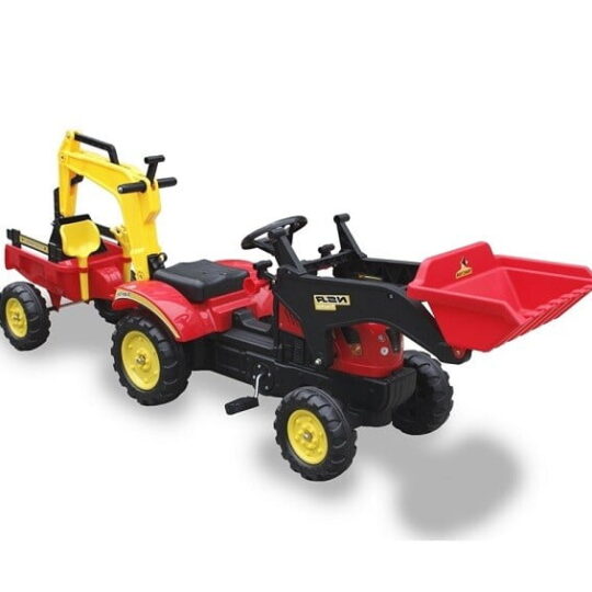 Traktor s prikolico - Luca (rdeč)