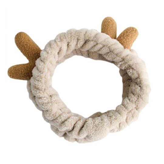 Dekorativni božični naglavni trak - Sobby bež