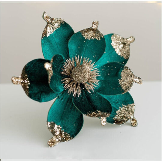 Dekorativna roža za božično drevo XXL 20 cm WOZ24