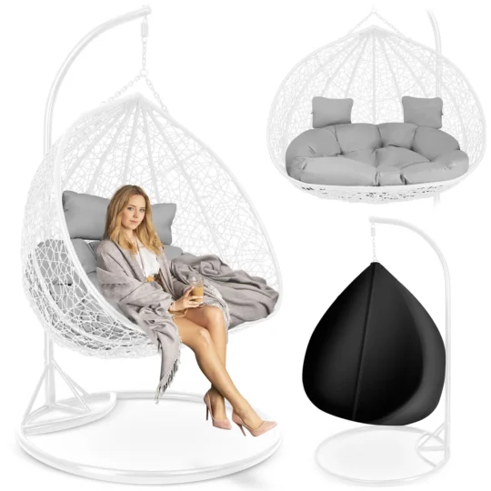 Viseči stol Cocoon - Toscana bela