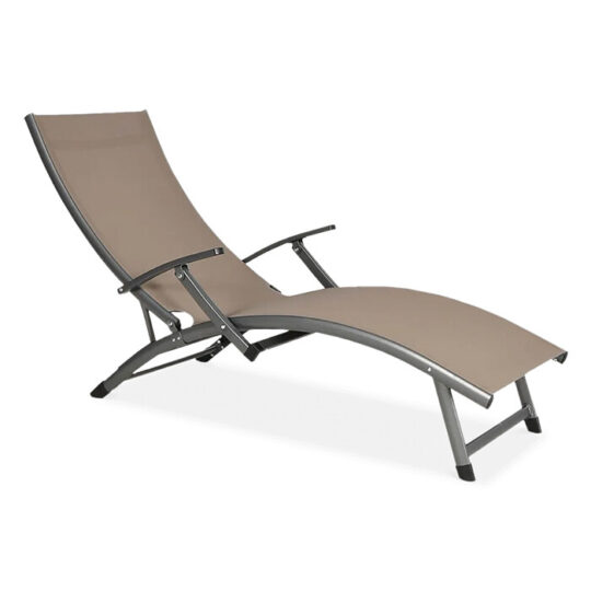 Vrtni ležalnik - Relax Taupe