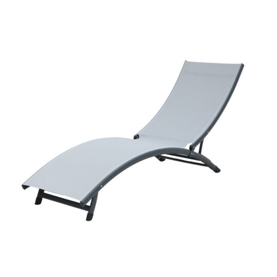 Vrtni ležalnik - svetlo siva zvezda