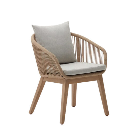 Vrtni stol Portalo bež - Kave Home