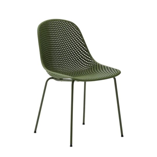 Vrtni stol Quinby zelen - Kave home