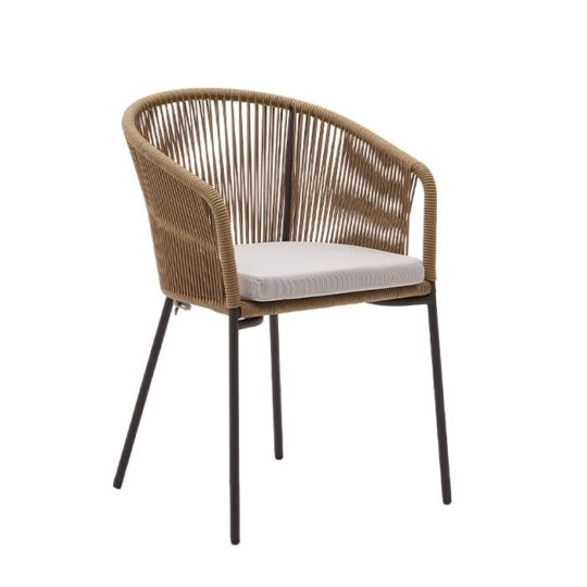 Vrtni stol Yanet bež - Kave Home