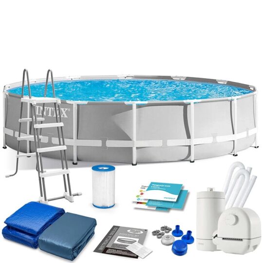 Vrtni bazen z okvirjem 549 x 122 cm 6 v 1 INTEX 26732