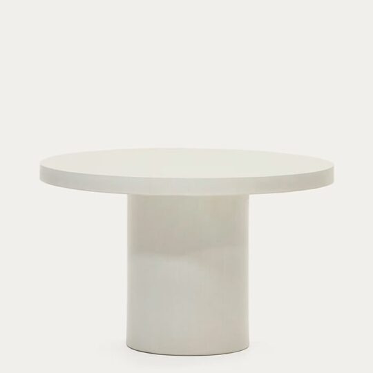 Vrtna miza Aiguablava bela - Kave Home