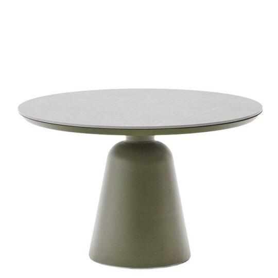 Vrtna miza Tudons zelena keramika - Kave Home