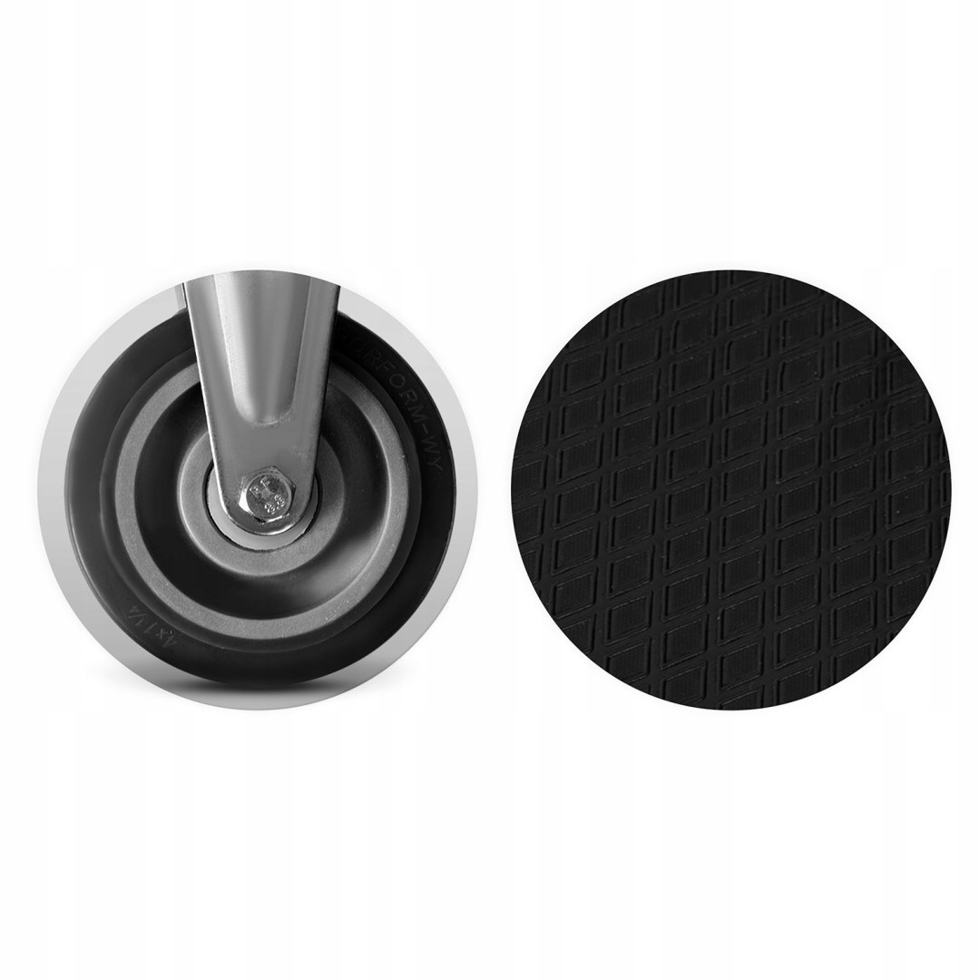 TRANSPORTNI VOZIČEK S PLATFORMO HM-505 ČRNO-RDEČ EAN (GTIN) 5903890624774