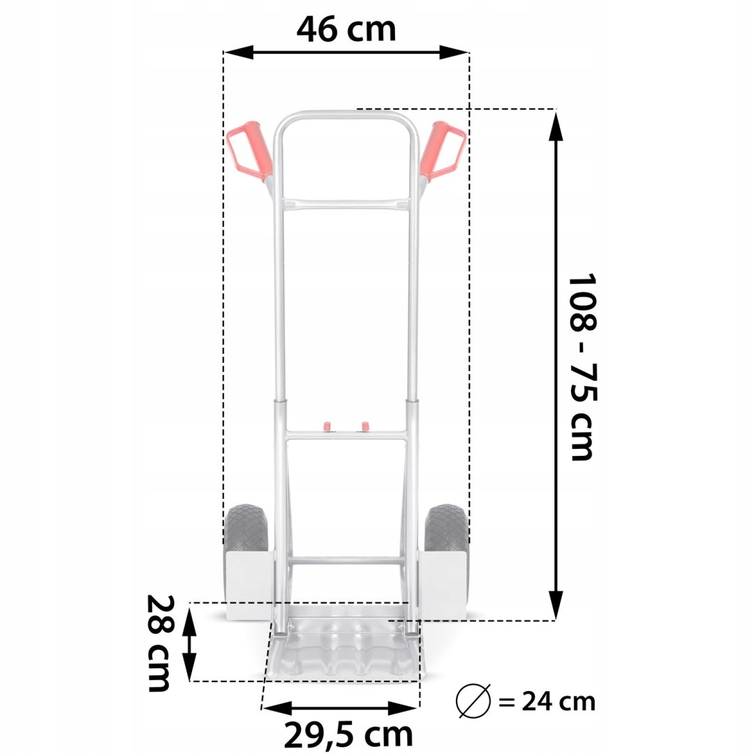 Zložljiv ročni transportni voziček Humberg Hm-507 Znamka HUMBERG