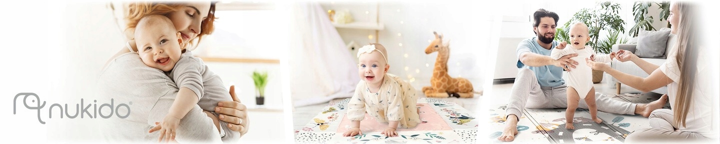 Zložljiv voziček, lahek, voziček, velika kolesa, Nukido Globina izdelka po zlaganju: 30 cm