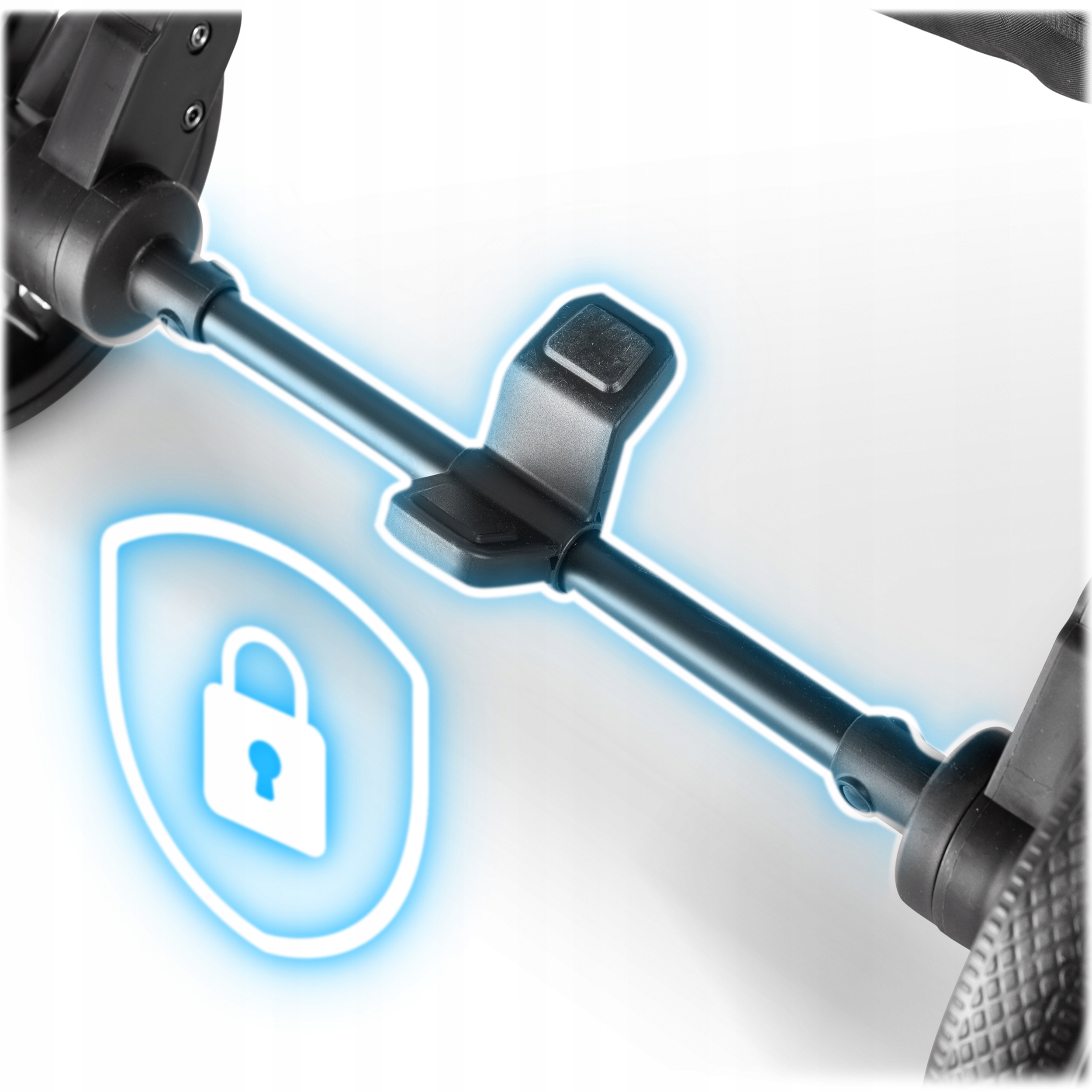 Zložljiv voziček, lahek voziček, velika kolesa, Nukido Število koles: 4