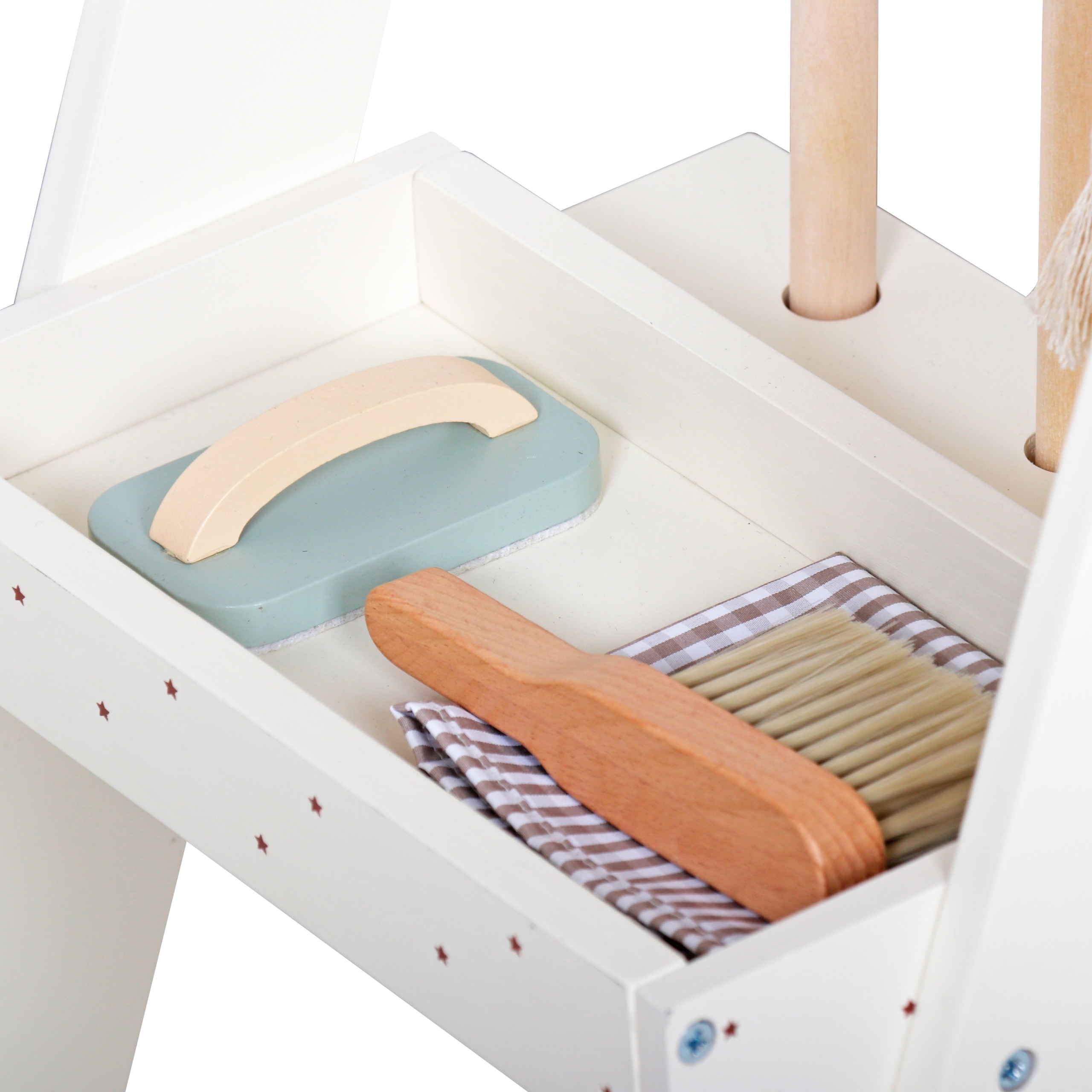 Čistilni komplet za otroka z mopom, metlo, lopato in pripomočki