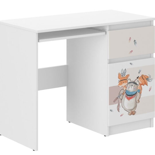 Otroška miza Medvedek in lisice