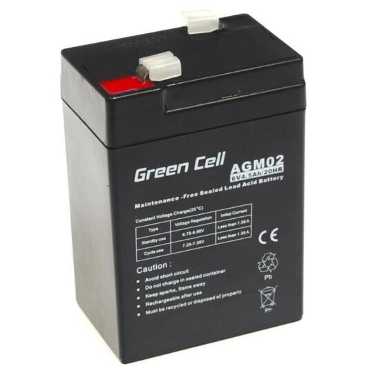 Akumulatorska baterija Green Cell - 6V 4,5Ah
