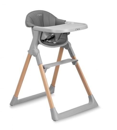Otroški stolček za hranjenje - MoMi KALA siv
