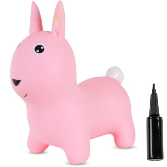 Roza gumijasti skakalni zajček - Hop Hop