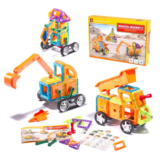 Magnetne kocke 162 kosov - Vozila
