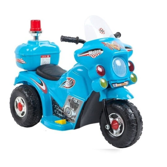 Akumulatorski motor Police - neonsko moder