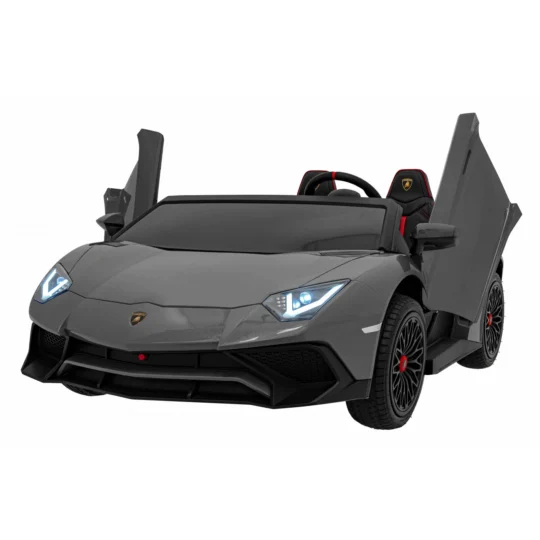 Lamborghini Aventador SV 24V netopirsko siva - avtomobil na baterije