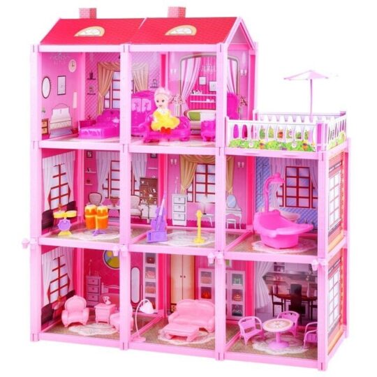 Otroška hišica za punčke - Moja ljubka vila