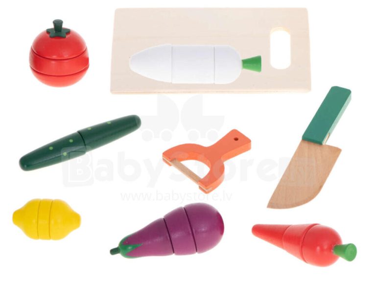Rveno Povrće Za Rezanje Magnet U Kutiji + Pribor 4