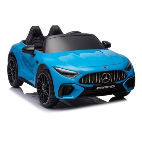 Mercedes AMG SL63 modro pobarvan - licencirani avtomobil na baterije