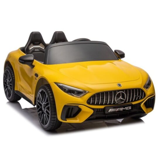 Mercedes AMG SL63 rumene barve - licencirani avtomobil na baterije