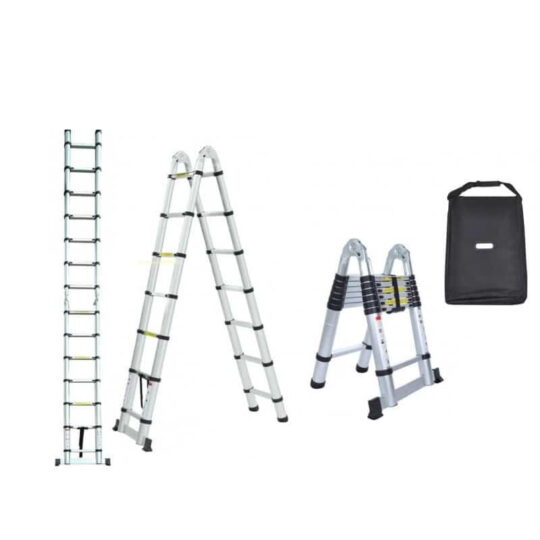 Teleskopske aluminijaste zložljive lestve