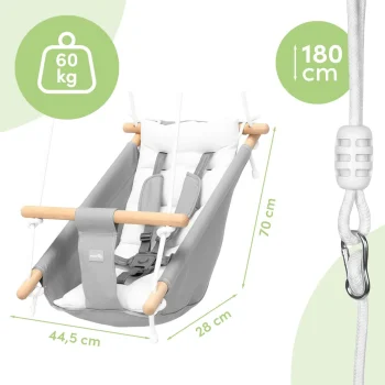 Dječja Ljuljačka 3u1 Wooden Swing 1