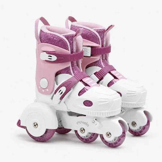 Dječje Role Za Učenje S Led Kotačima – Movelo Ballerina Pink