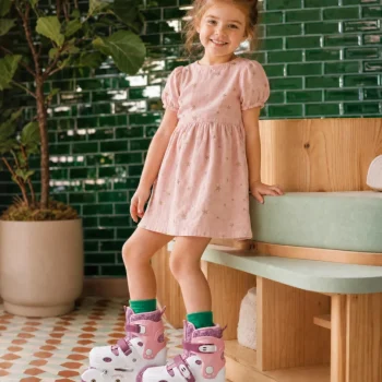 Dječje Role Za Učenje S Led Kotačima – Movelo Ballerina Pink 3