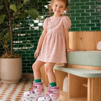 Dječje Role Za Učenje S Led Kotačima – Movelo Ballerina Pink 3