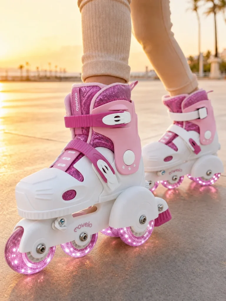 Dječje Role Za Učenje S Led Kotačima – Movelo Ballerina Pink 5