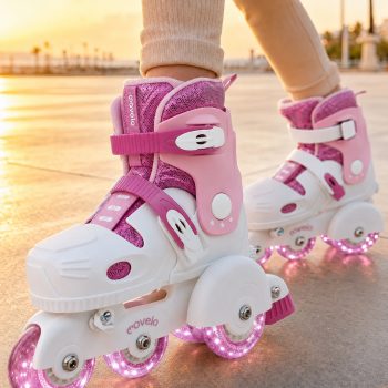 Dječje Role Za Učenje S Led Kotačima – Movelo Ballerina Pink 5