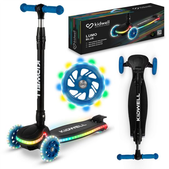 Kidwell Svjetleći Romobil Lumo Plavi