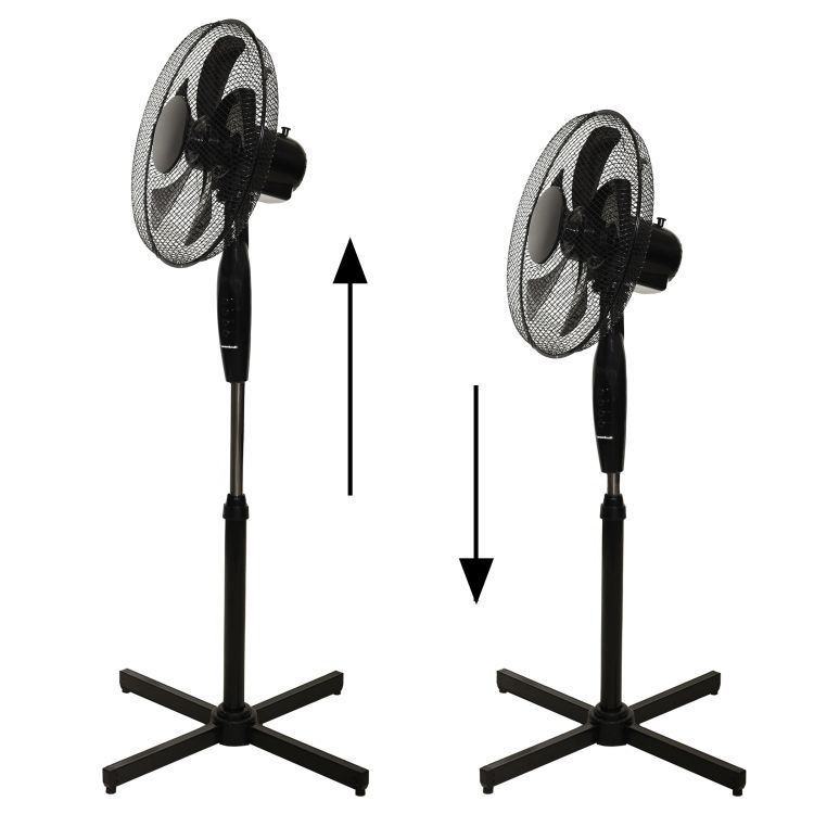 Podni Ventilator Powermat Black 1