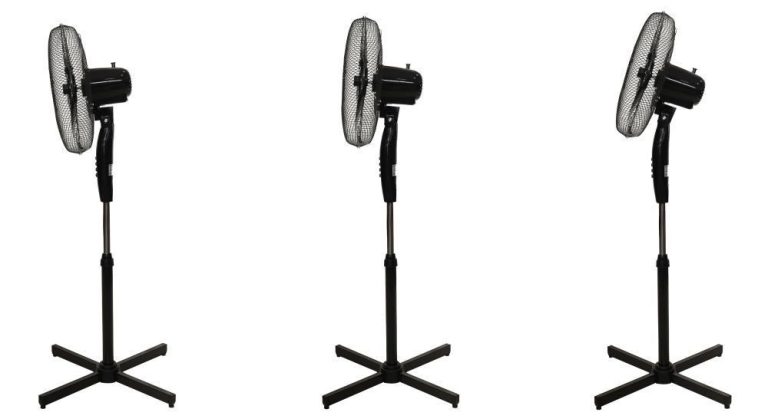 Podni Ventilator Powermat Black 4